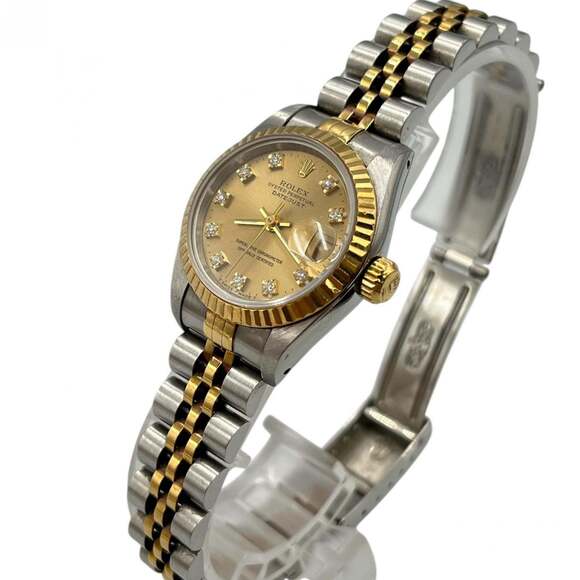 Rolex Datejust Watch 69173G with 10 Diamonds, Stainless Steel and Yellow Gold... - Picture 2 of 10